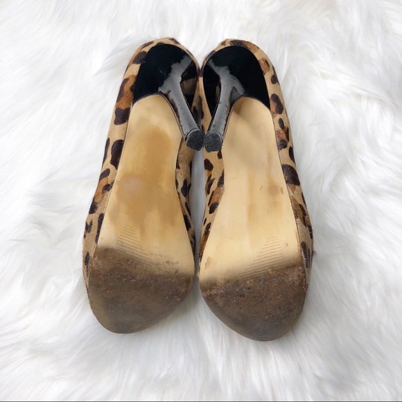 STEVE MADDEN. Leopard print pony hair pumps - Picture 6 of 8